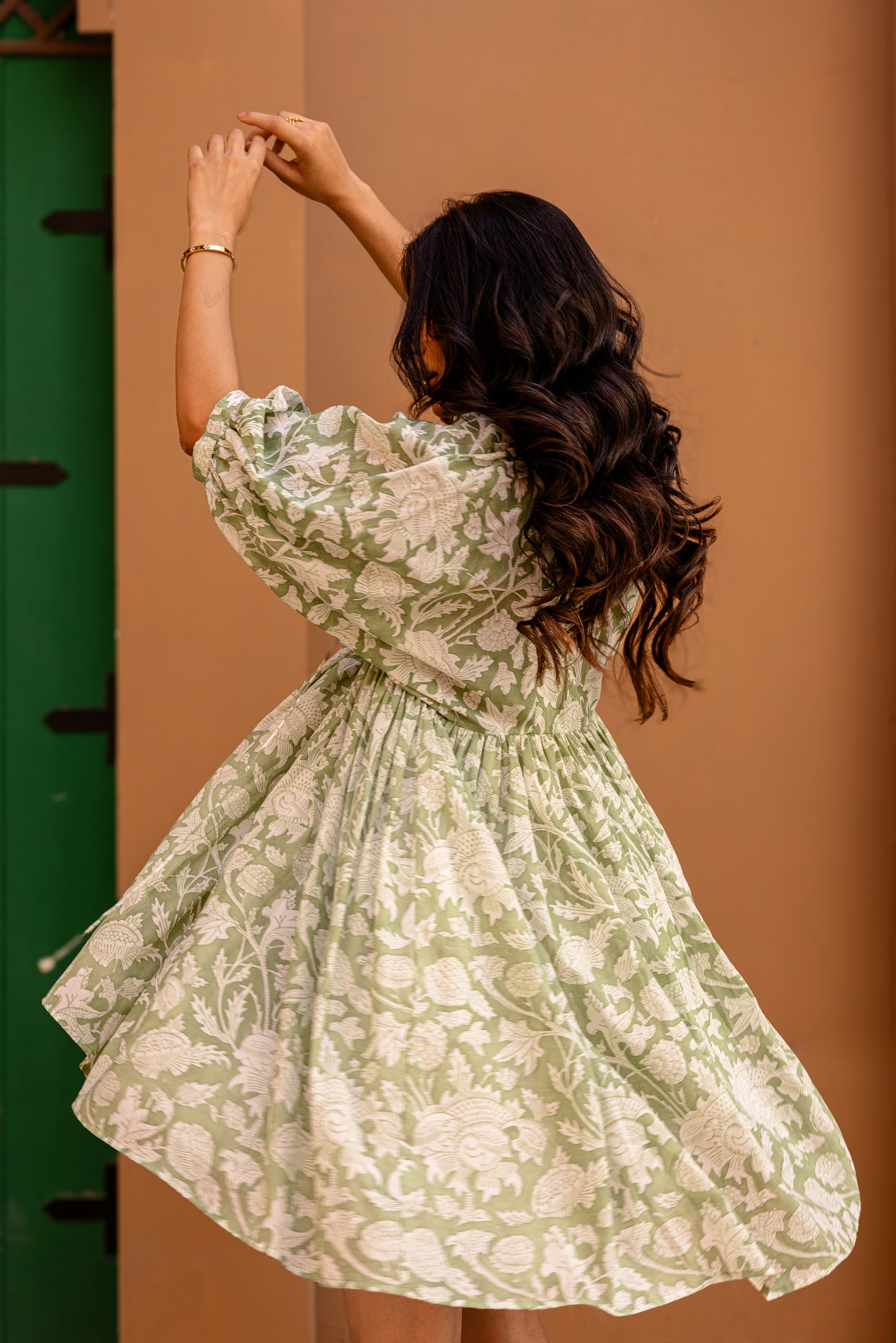 Liana Mini Dress - Sage