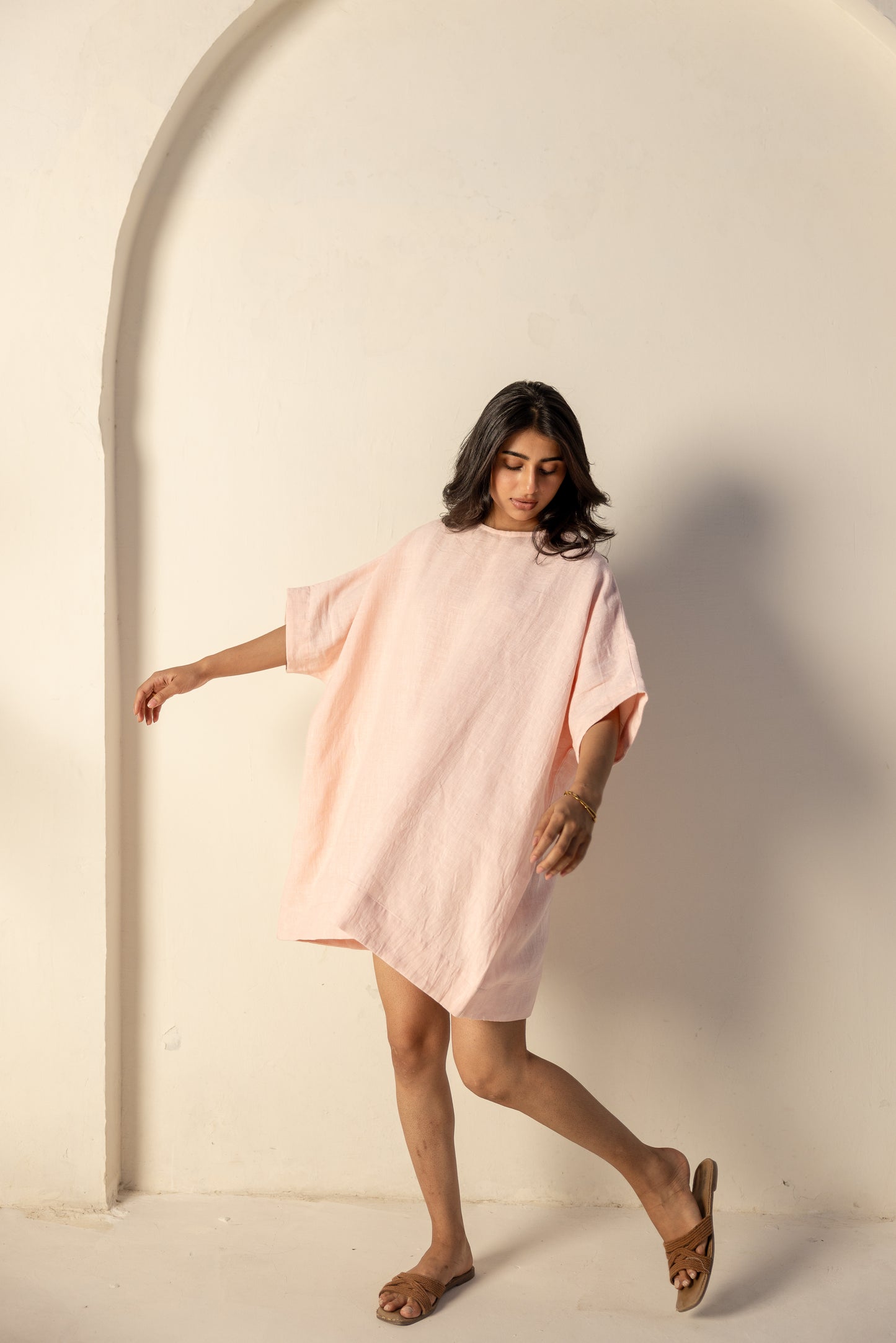 Liora Tunic — Soft Pink