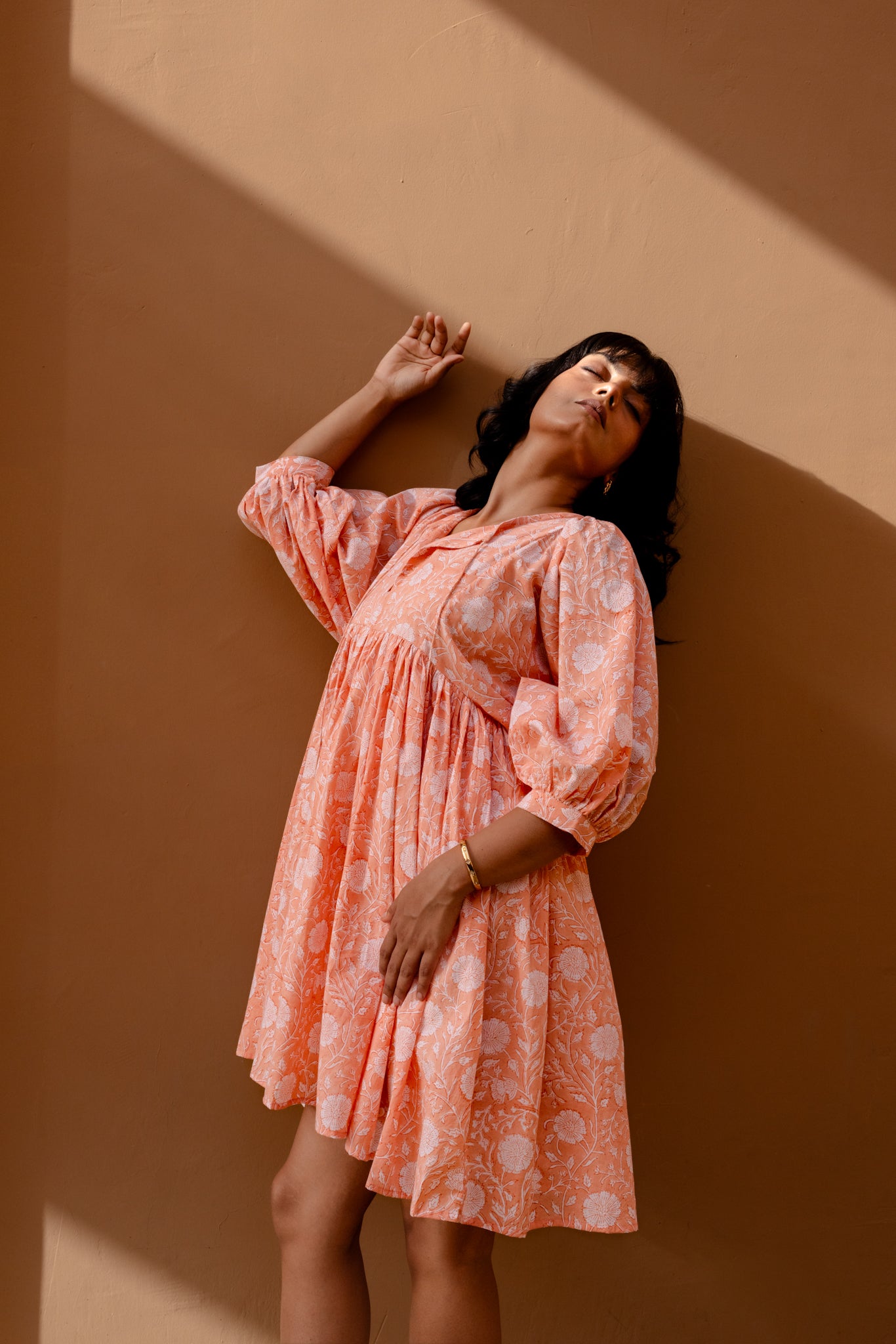 Liana Mini Dress - Coral
