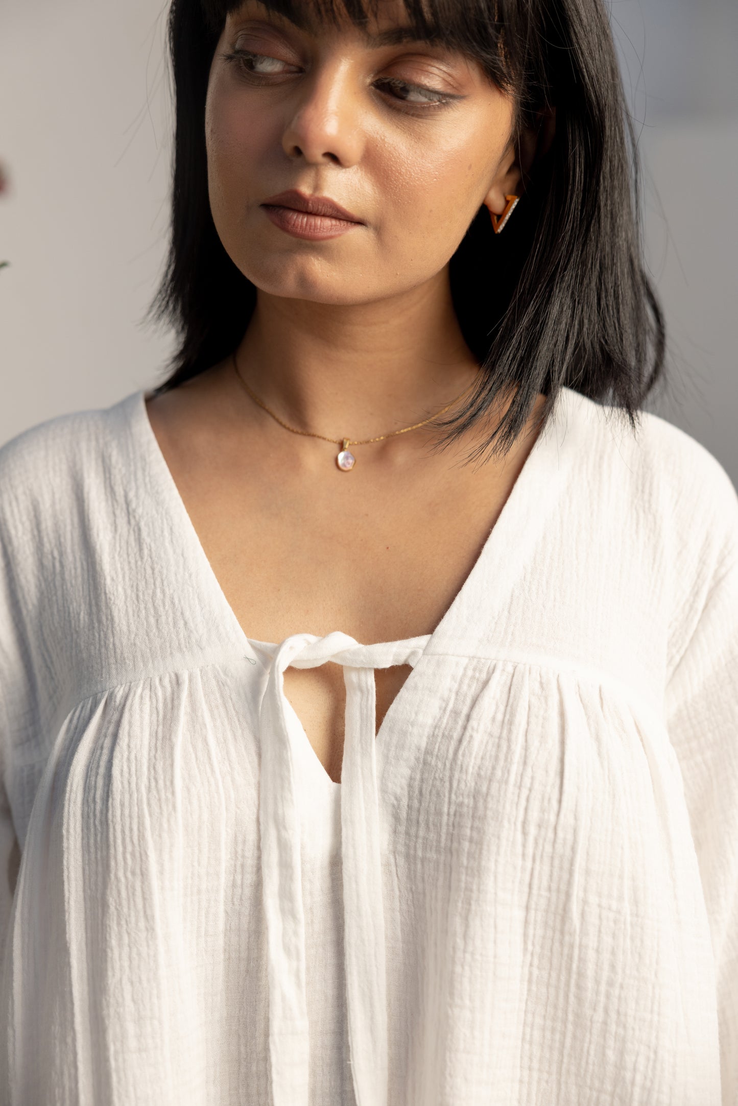 Mysa Nightwear Co-ord Set — White