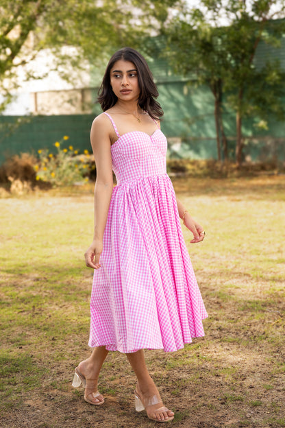 Vichy Dress — Rose