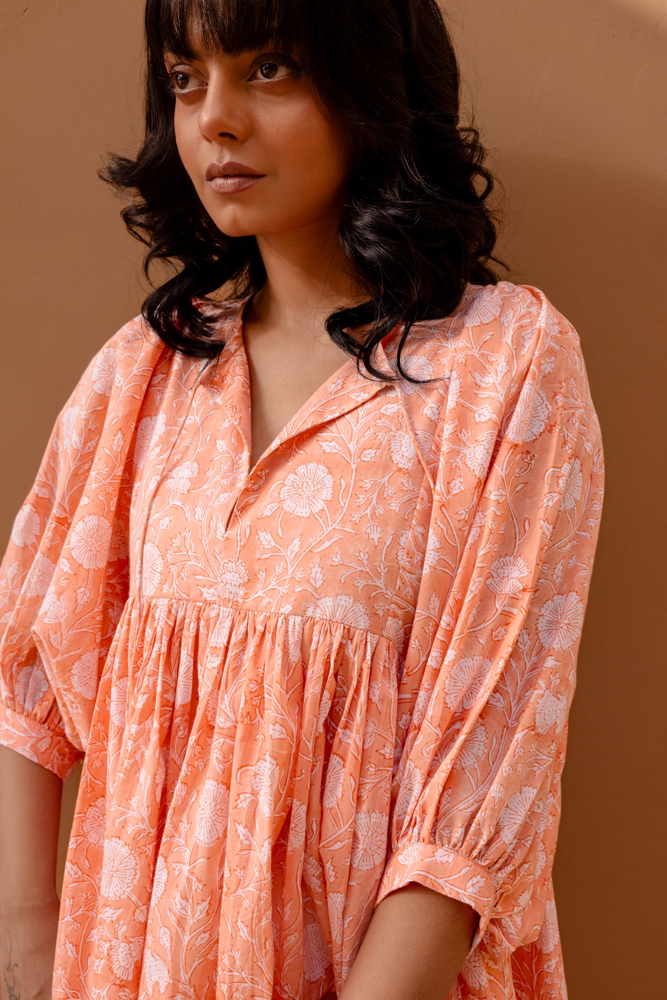 Liana Mini Dress - Coral