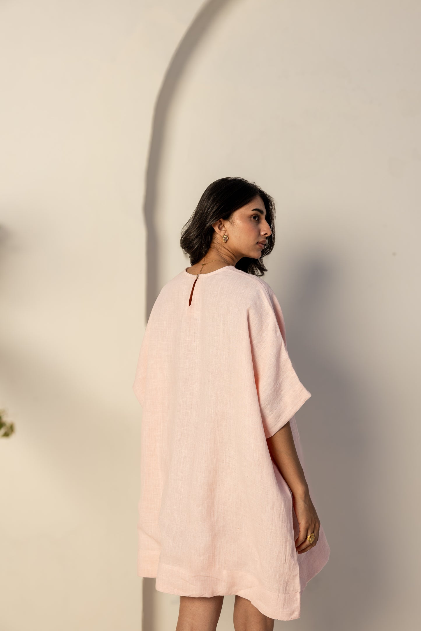 Liora Tunic — Soft Pink