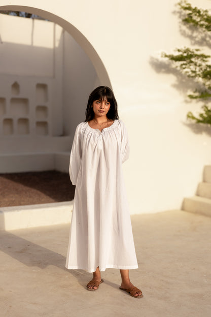 Celestine Nightgown — White