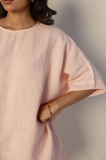 Liora Tunic — Soft Pink