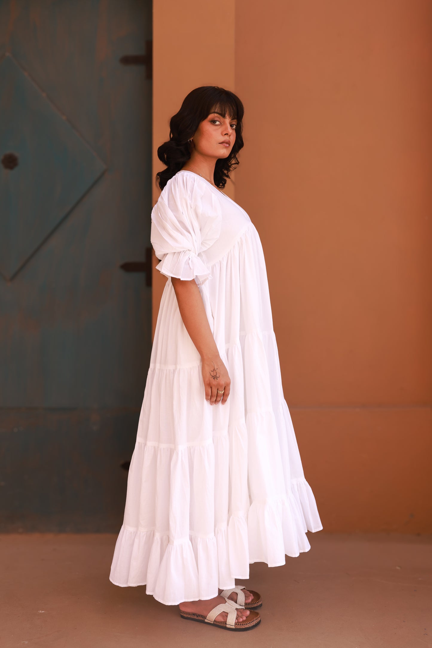 Alba Maxi Dress - White