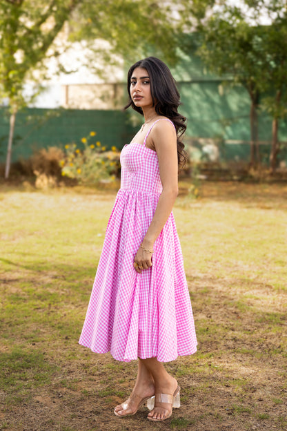 Vichy Dress — Rose