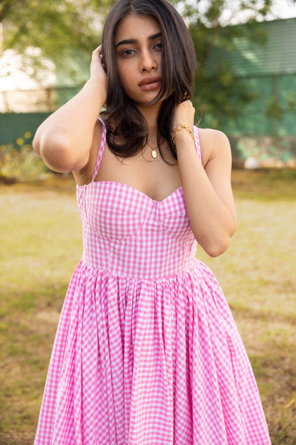 Vichy Dress — Rose