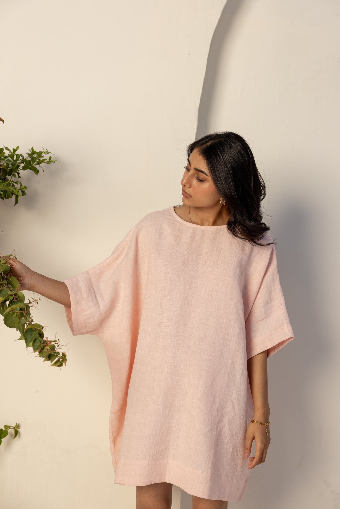 Liora Tunic — Soft Pink