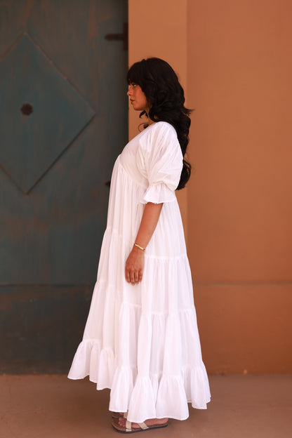 Alba Maxi Dress - White