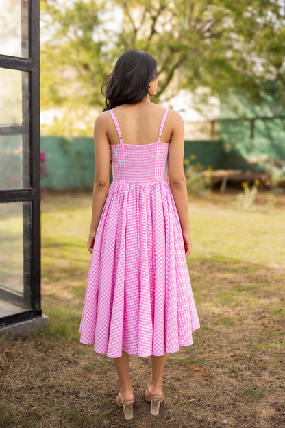 Vichy Dress — Rose