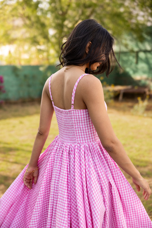 Vichy Dress — Rose