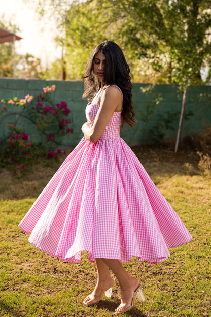 Vichy Dress — Rose