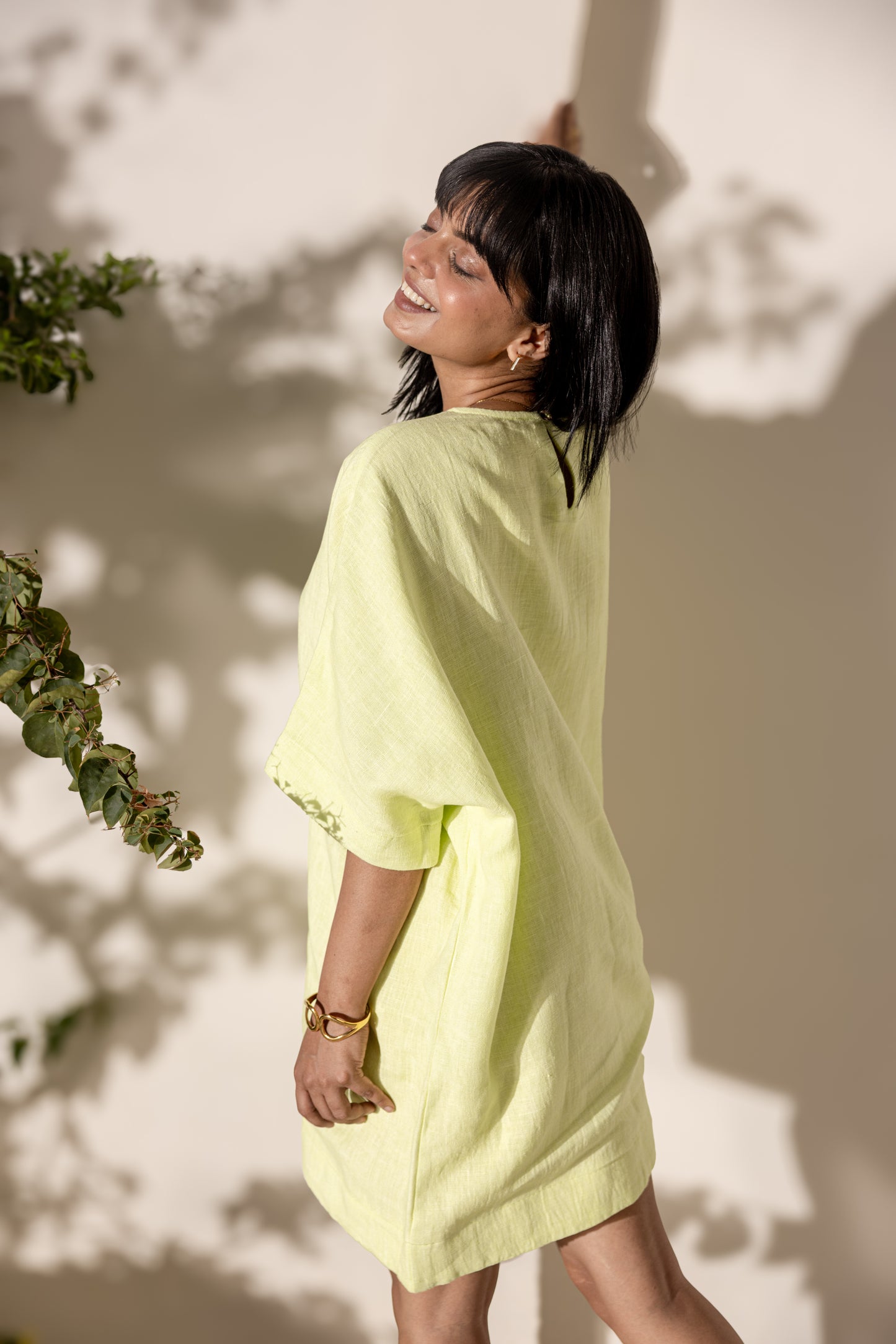 Liora Tunic — Lime