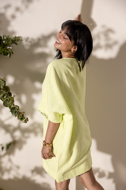 Liora Tunic — Lime