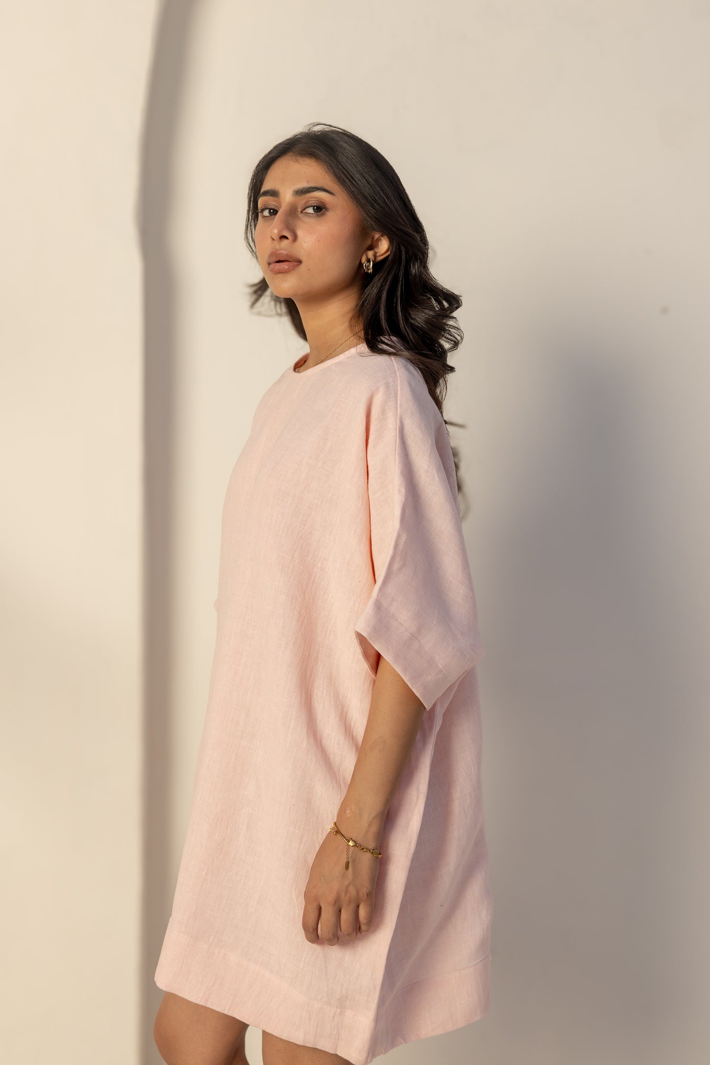 Liora Tunic — Soft Pink