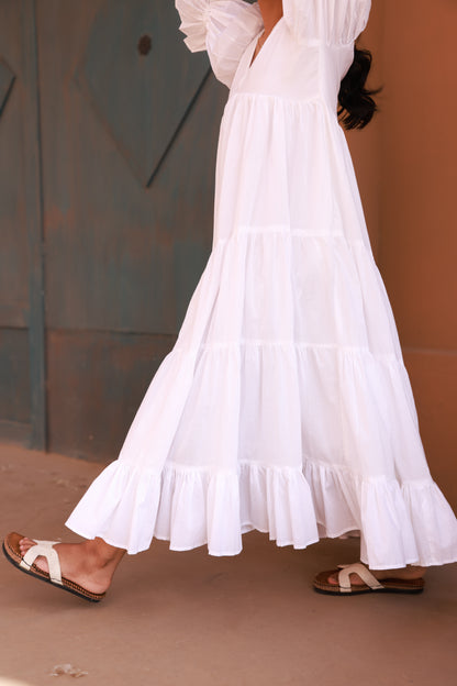 Alba Maxi Dress - White