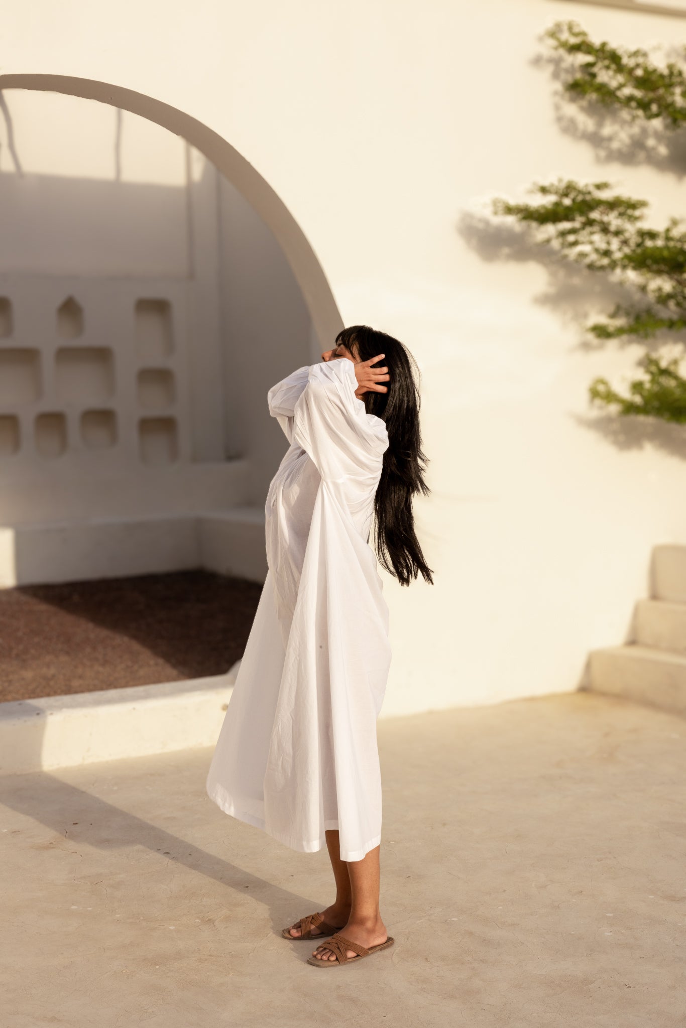 Celestine Nightgown — White