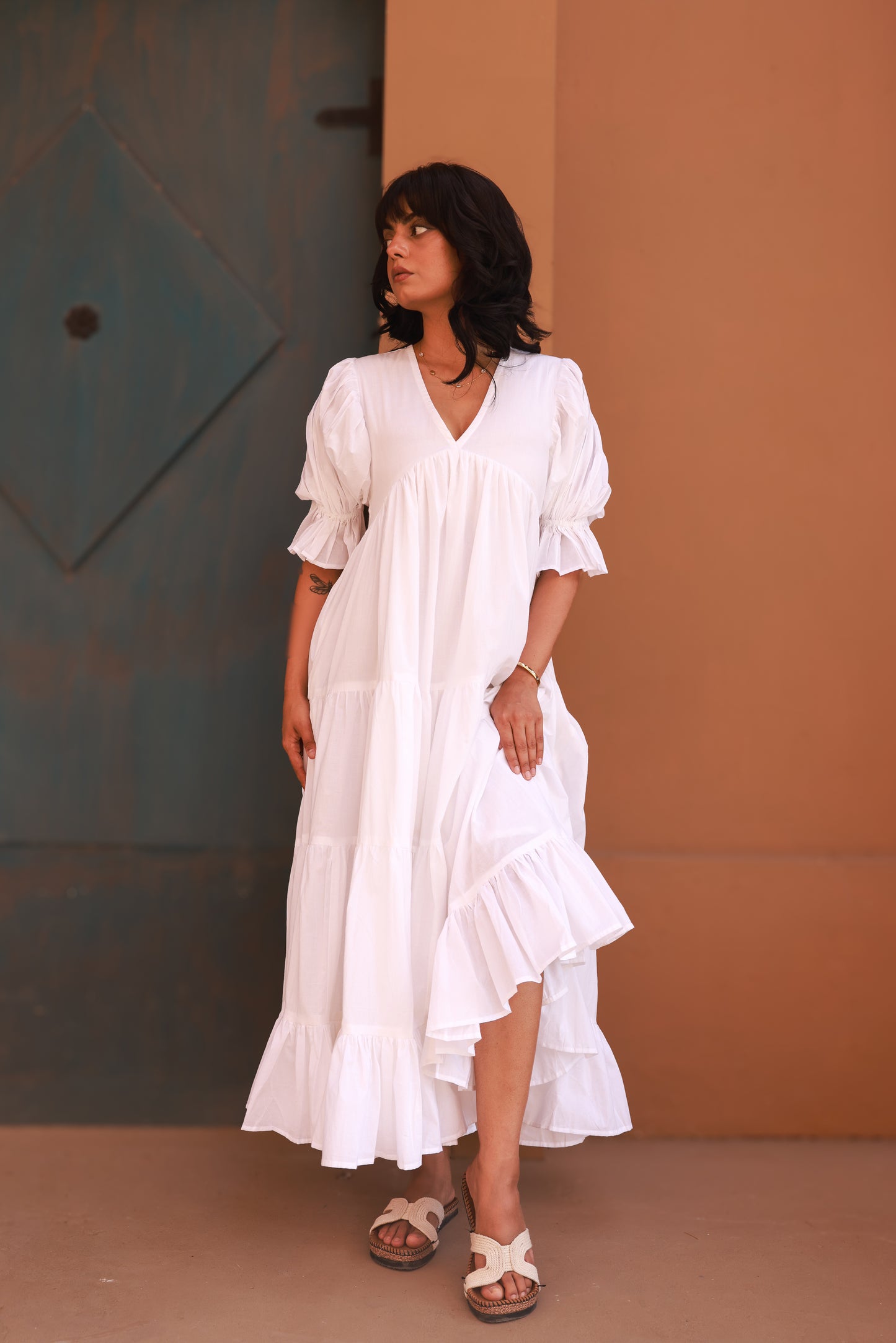 Alba Maxi Dress - White
