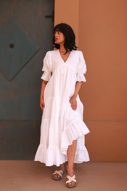 Alba Maxi Dress - White