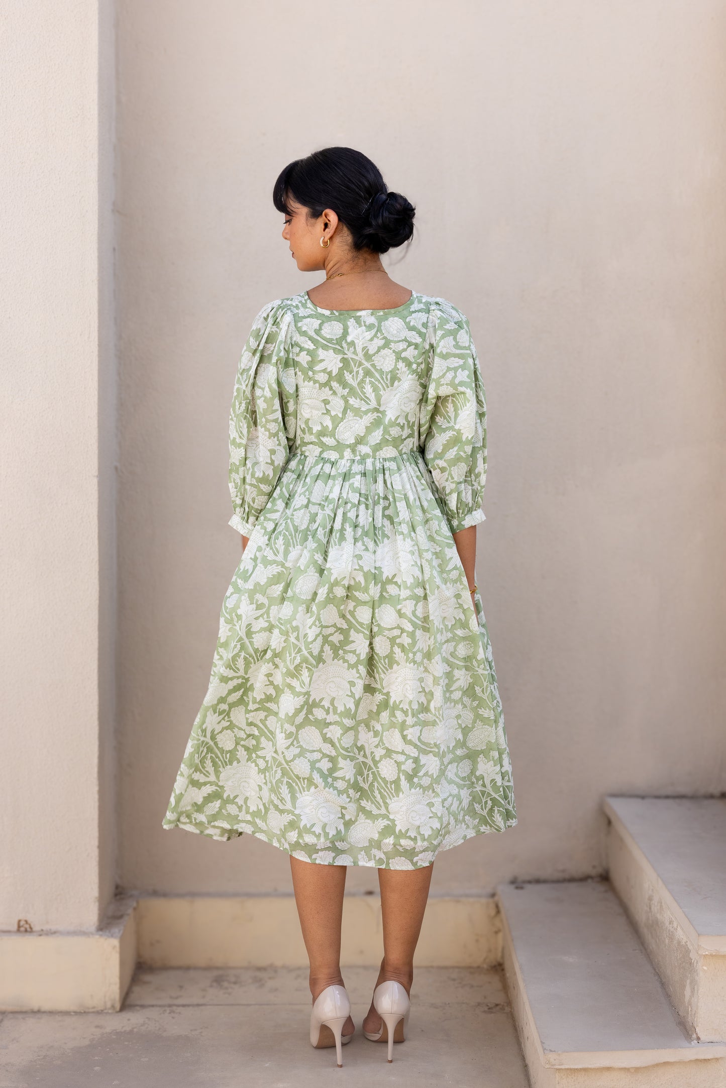 Liana Midi Dress - Sage