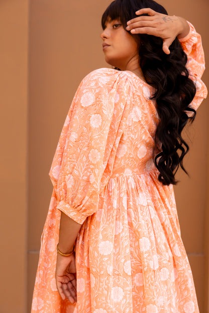 Liana Mini Dress - Coral