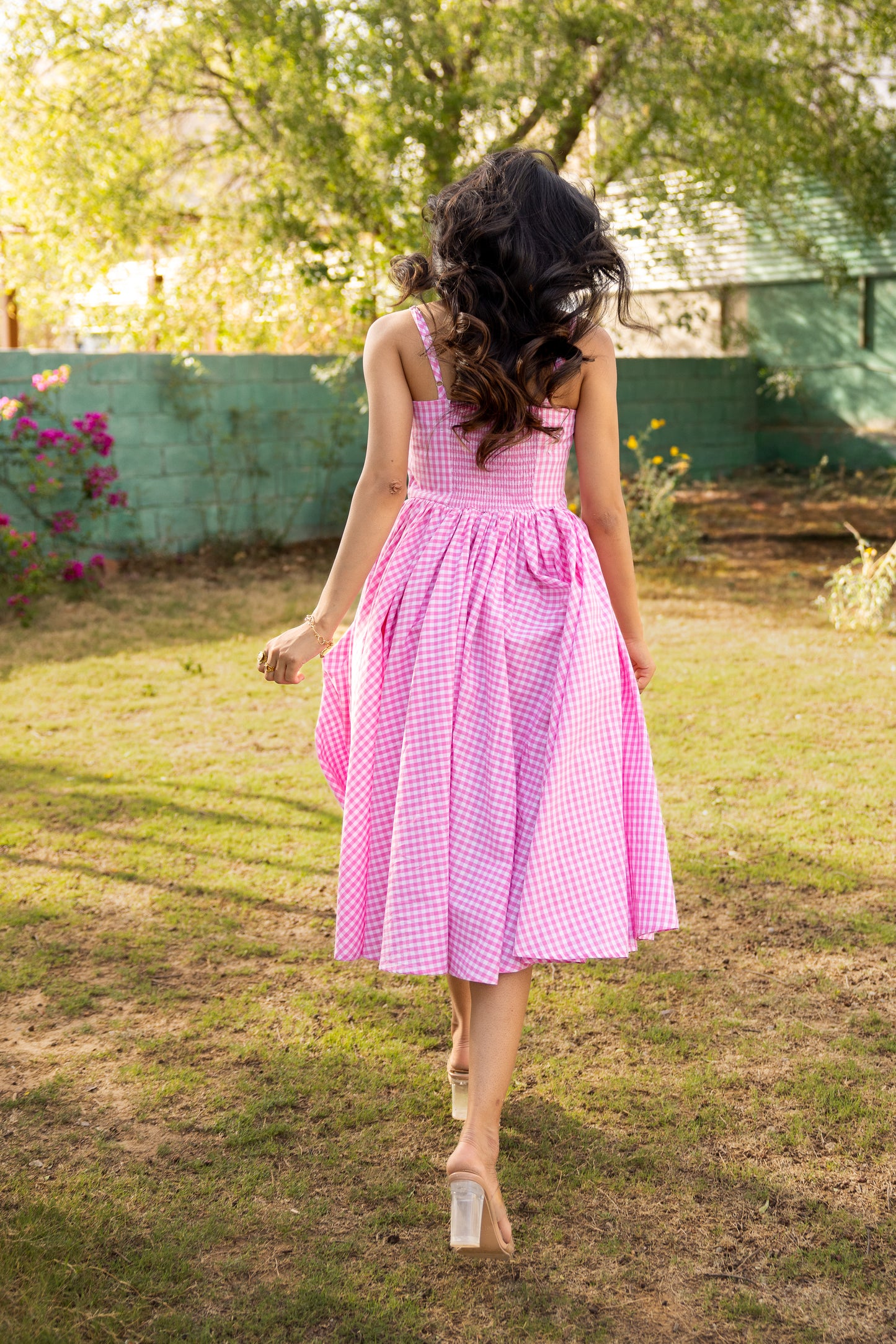 Vichy Dress — Rose