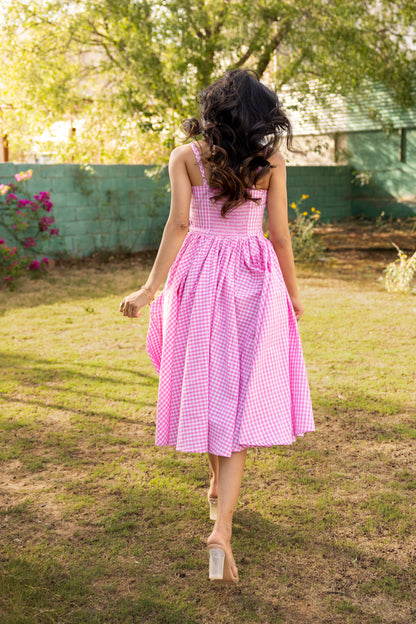 Vichy Dress — Rose